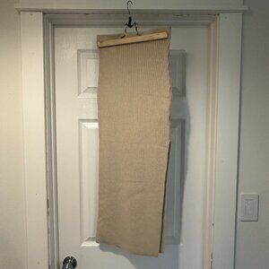 Topshop Knitted Midi Skirt